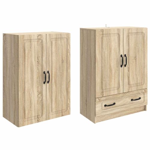 Комплект шкафове 2 pcs Дъб сонома Инженерна дървесина