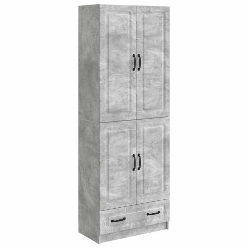 Комплект шкафове 2 pcs Бетонно сиво Инженерна дървесина