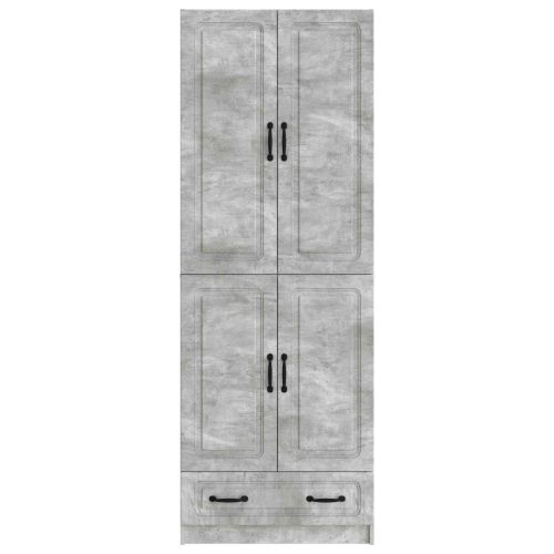 Комплект шкафове 2 pcs Бетонно сиво Инженерна дървесина