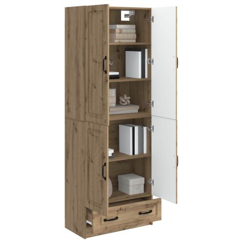 Комплект шкафове 2 pcs Дъб артизан Инженерна дървесина