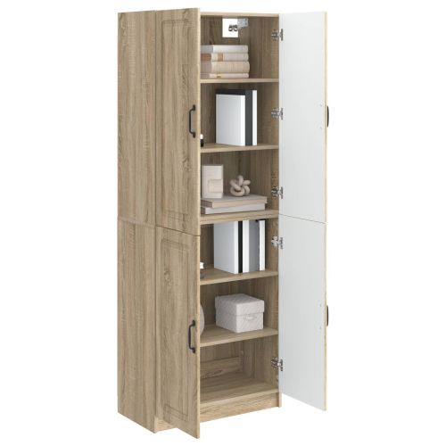 Комплект шкафове 2 pcs Дъб сонома Инженерна дървесина