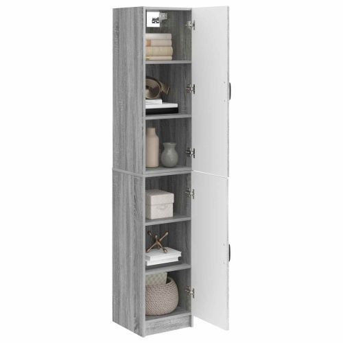 Комплект шкафове 2 pcs Сив Сонома Инженерна дървесина