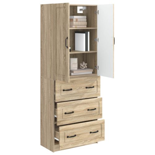 Комплект шкафове 2 pcs Дъб сонома 66 x 34,5 x 87 см