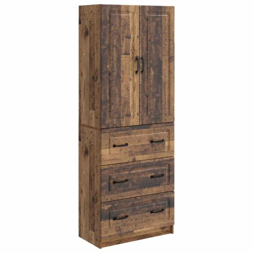 Комплект шкафове 2 pcs Старо дърво 66 x 34,5 x 87 см