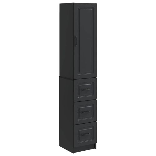 Комплект шкафове 2 pcs Черно 33 x 34,5 x 87 см