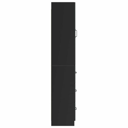 Комплект шкафове 2 pcs Черно 33 x 34,5 x 87 см