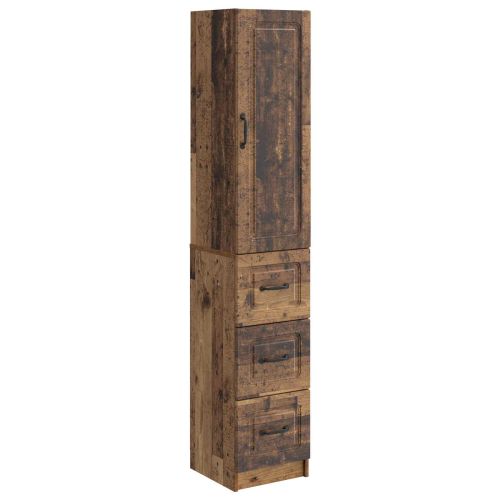 Комплект шкафове 2 pcs Старо дърво 33 x 34,5 x 87 см