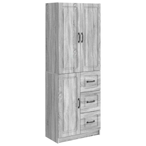 Комплект шкафове 2 pcs Сив Сонома Инженерна дървесина