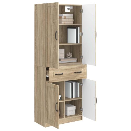 Комплект шкафове 2 pcs Дъб сонома Инженерна дървесина