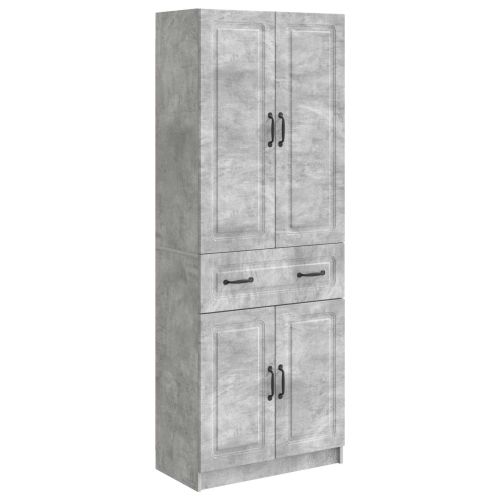 Комплект шкафове 2 pcs Бетонно сиво Инженерна дървесина
