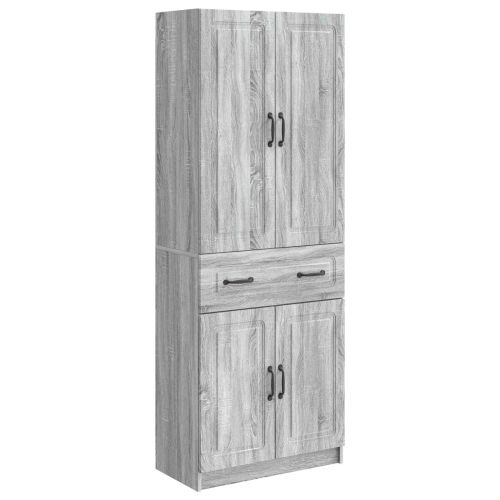 Комплект шкафове 2 pcs Сив Сонома Инженерна дървесина
