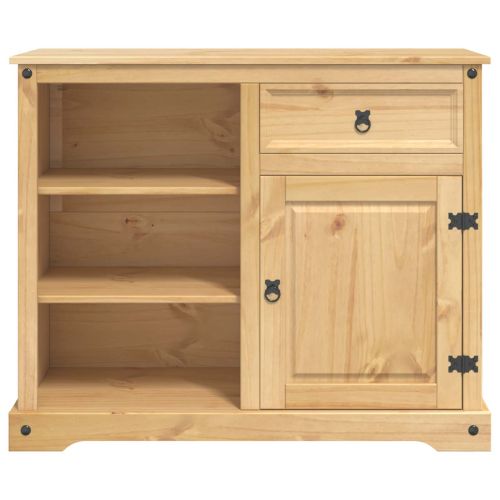 Кухненска количка с врата 2 pcs Пчелен восък 112 x 70 x 91,5 см