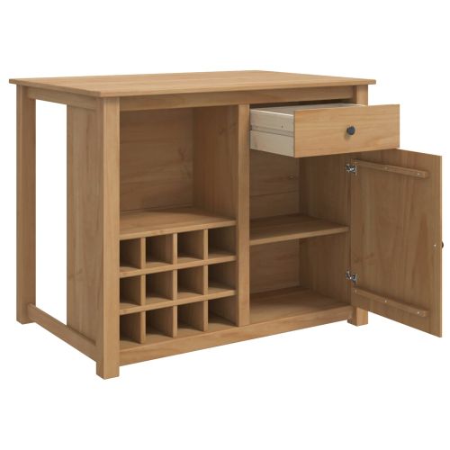 Кухненска количка PANAMA 2 pcs Пчелен восък 112 x 77 x 90 см