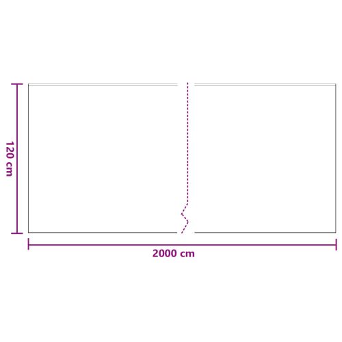 Калъф за прах с лепилна лента 6 бр. Прозрачен 210 x 2000 см