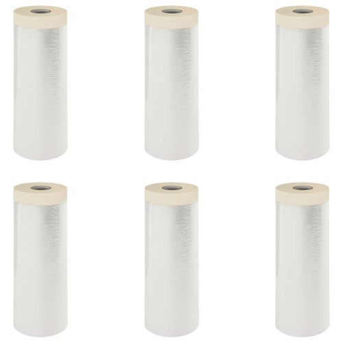 Прахосмукачна кърпа с лепило 6 pcs Прозрачен 270 x 1600 см HDPE