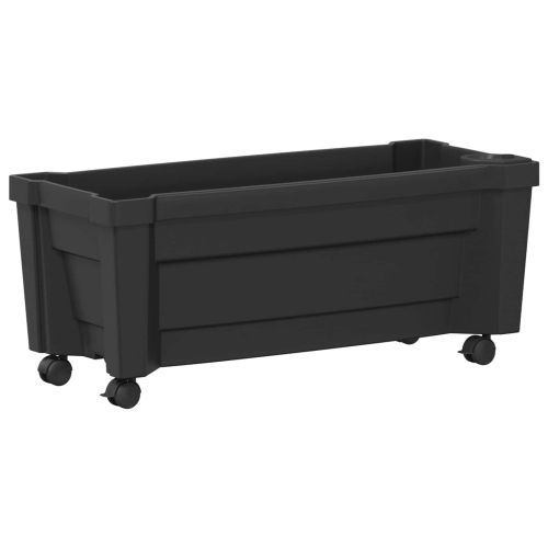 Саксия Kalypso с колела Антрацит 79 x 35 x 33 см ПП