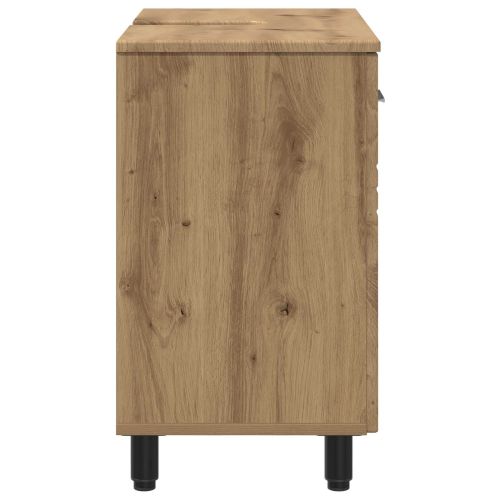 Шкаф със светло за баня Дъб артизан 60 x 35 x 60 см