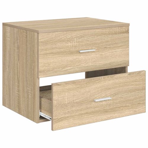 Шкаф за баня с монтаж на стена Дъб сонома 62,5 x 44,5 x 50 см