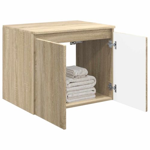 Стенно Баня Кабинет Дъб сонома 62,5 x 44,5 x 50 см