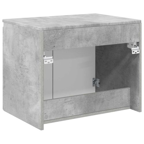 Стенно Баня Кабинет Бетонно сиво 62,5 x 44,5 x 50 см