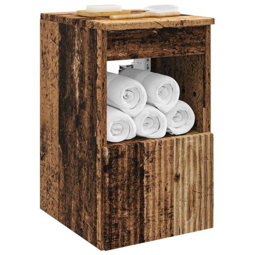Шкаф за баня Старо дърво 30 x 41 x 50 см Инженерна дървесина