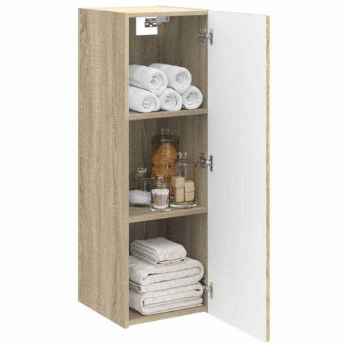 Стенно Баня Кабинет Дъб сонома 33 x 34,5 x 60 см