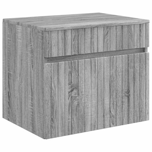 Стенно Баня Кабинет Сив Сонома 59 x 44,5 x 50 см