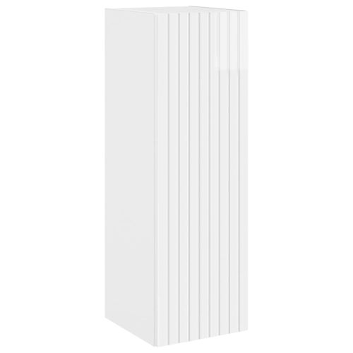 Стенно Баня Кабинет Бял гланц 33 x 34,5 x 100 см