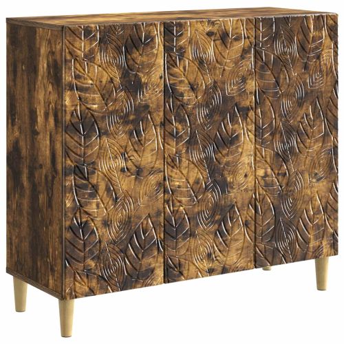 Служебен шкаф Опушен дъб 89 x 34,5 x 80 см Инженерна дървесина