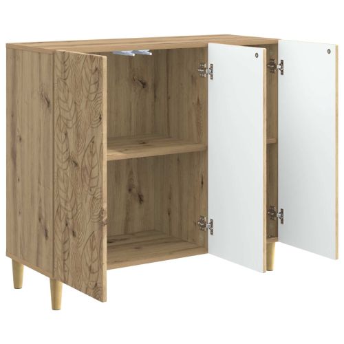 Служебен шкаф Дъб артизан 89 x 34,5 x 80 см Инженерна дървесина