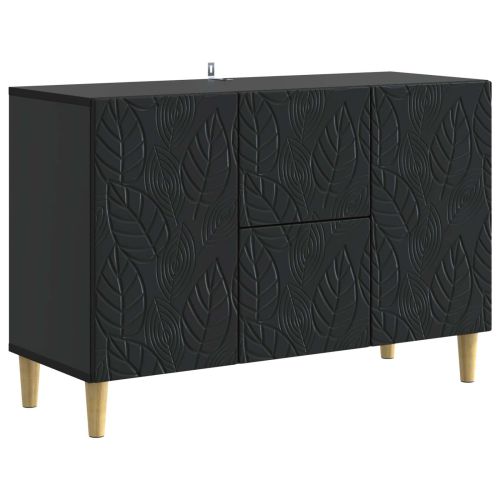 Служебен шкаф Черно 89 x 34,5 x 60 см Инженерна дървесина