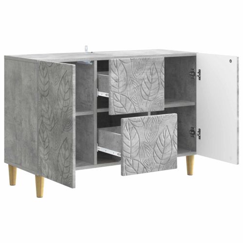 Служебен шкаф Бетонно сиво 89 x 34,5 x 60 см