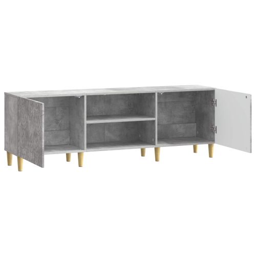 ТВ шкаф 150 x 31 x 50 см Бетонно сиво Инженерна дървесина