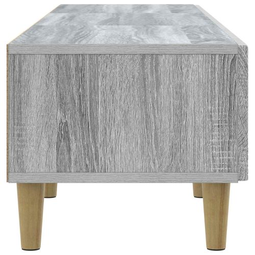 ТВ шкаф 147 x 34,5 x 30 см Сив Сонома Инженерна дървесина