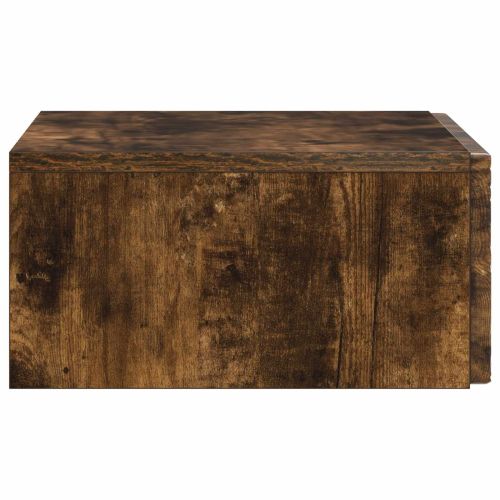 Стенен страничен масичка Опушен дъб 59 x 34,5 x 17 см