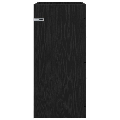 Кабинет под мивка за баня Черен дъб 56 x 37,5 x 81 см