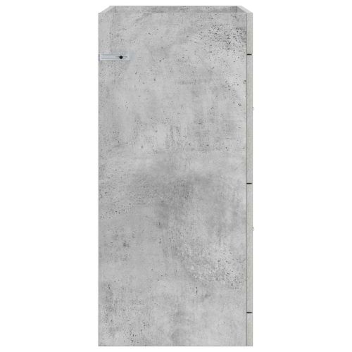 Кабинет под мивка за баня Бетонно сиво 56 x 37,5 x 81 см