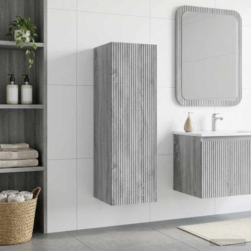 Стенно Баня Кабинет Сив Сонома 33 x 34,5 x 60 см
