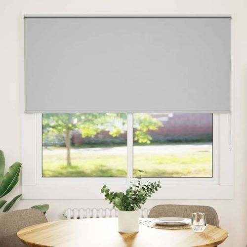 Ролкова щора Blackout Светло сиво 165x130 cm Ширина на плата