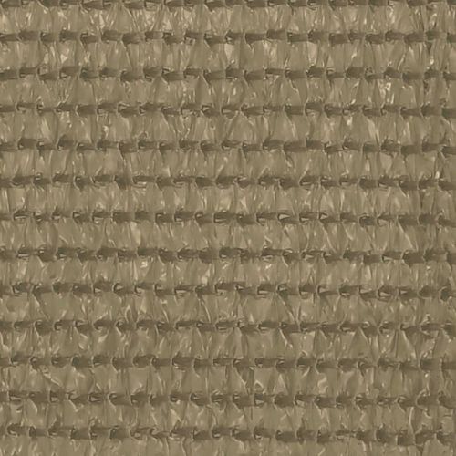 Балконски параван, таупе, 75x500 см, HDPE