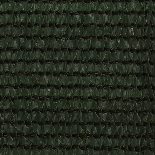Балконски параван, тъмнозелен, 75x400 см, HDPE