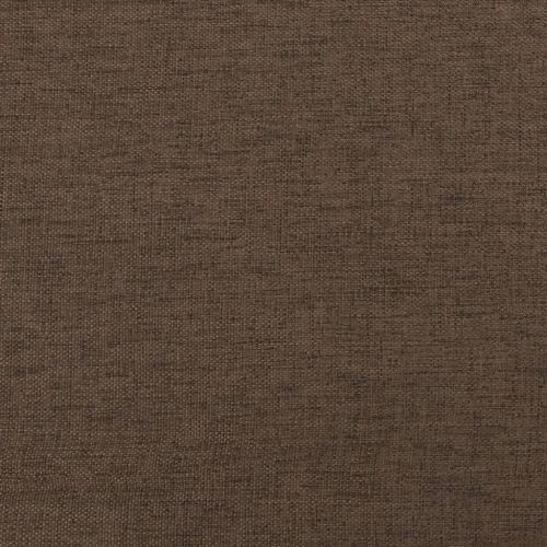 Табуретка, кафява, 45x29,5x35 см, текстил