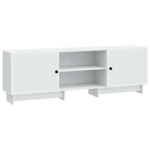 ТВ шкаф Бял 150 x 31 x 50 см Инженерен дървен материал