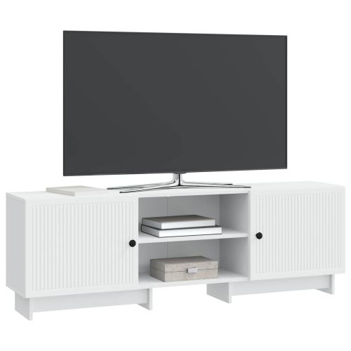 ТВ шкаф Бял 150 x 31 x 50 см Инженерен дървен материал