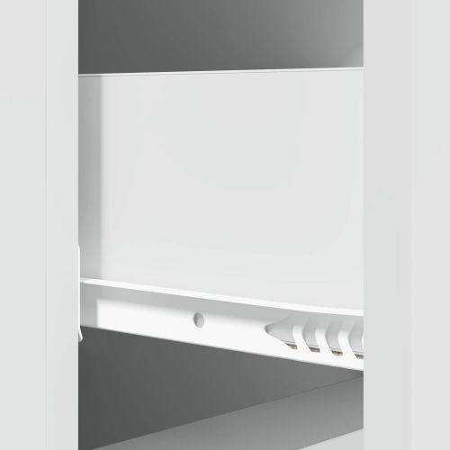 Чекмеджетен шкаф Бяло 33 x 34,5 x 90 см Инженерна дървесина