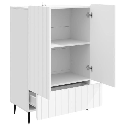 Служебен шкаф Бяло 66 x 34,5 x 97 см Инженерна дървесина