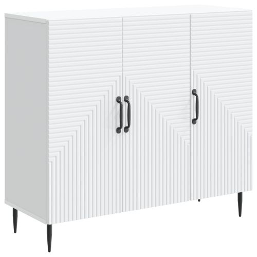 Служебен шкаф Бяло 89 x 34,5 x 80 см Инженерна дървесина