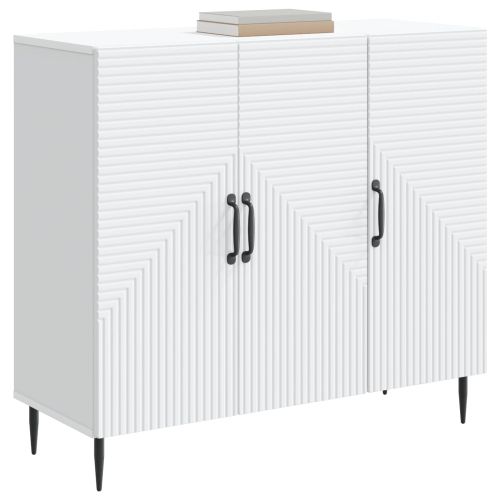 Служебен шкаф Бяло 89 x 34,5 x 80 см Инженерна дървесина