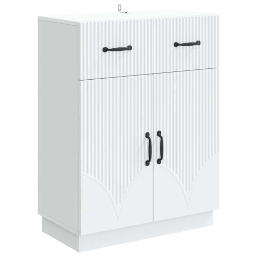 Служебен шкаф Бяло 66 x 34,5 x 87 см Инженерна дървесина