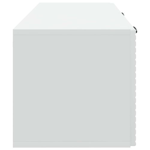 Стенно монтиран ТВ шкаф Бяло 78,5 x 31 x 30 см